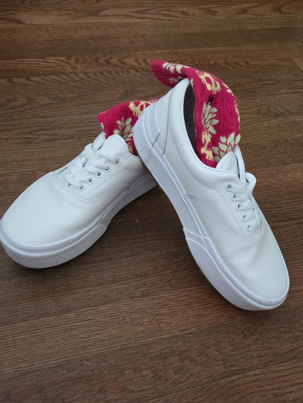 Platform VANS-all white